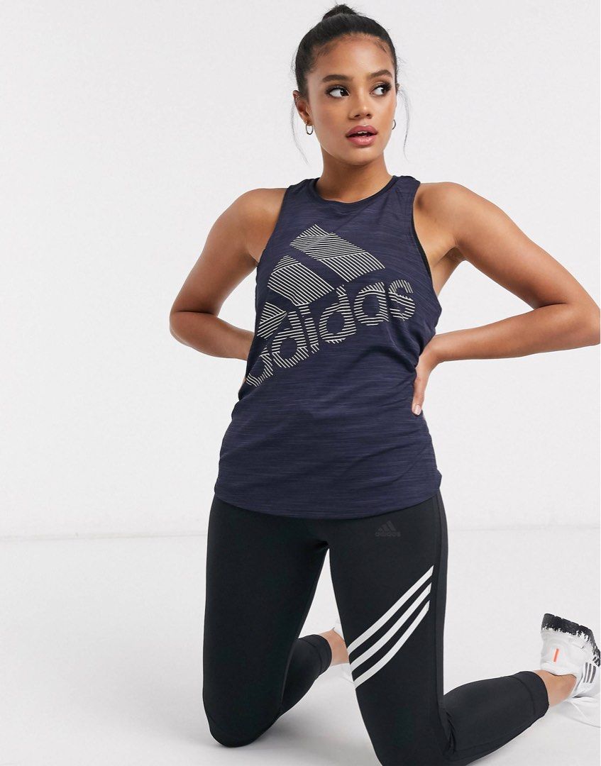 Adidas women's trefoil discount tank