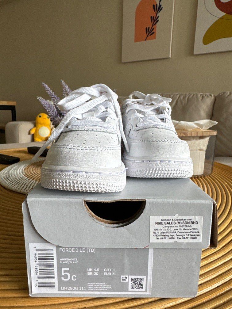Nike Air Force 1 Babies Kids Babies Kids Fashion on Carousell