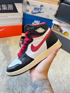 Jordan 1 gym 2024 red white laces