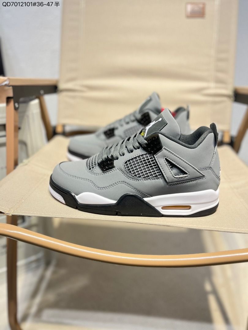 Nike air jordan 4 retro grey sale