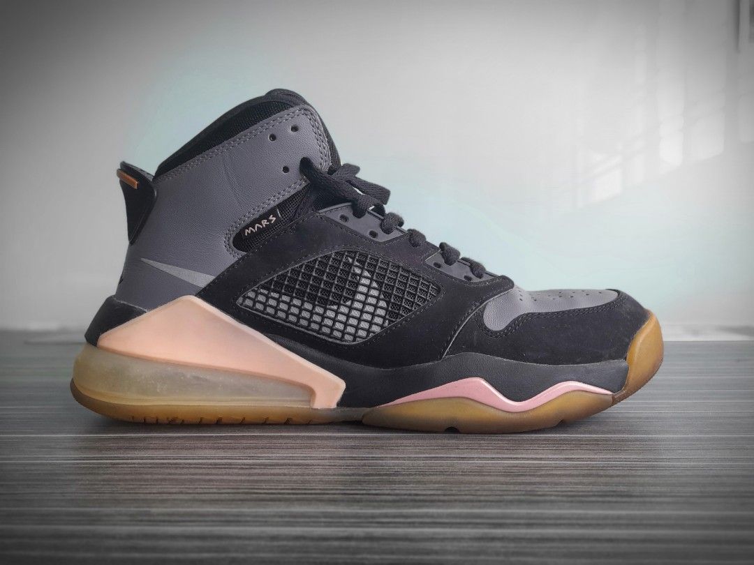 Nike Air Jordan Mars 270 Black Grey Pink Luxury Sneakers Footwear on Carousell
