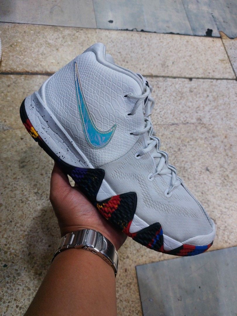 Kyrie 4 sale white multi