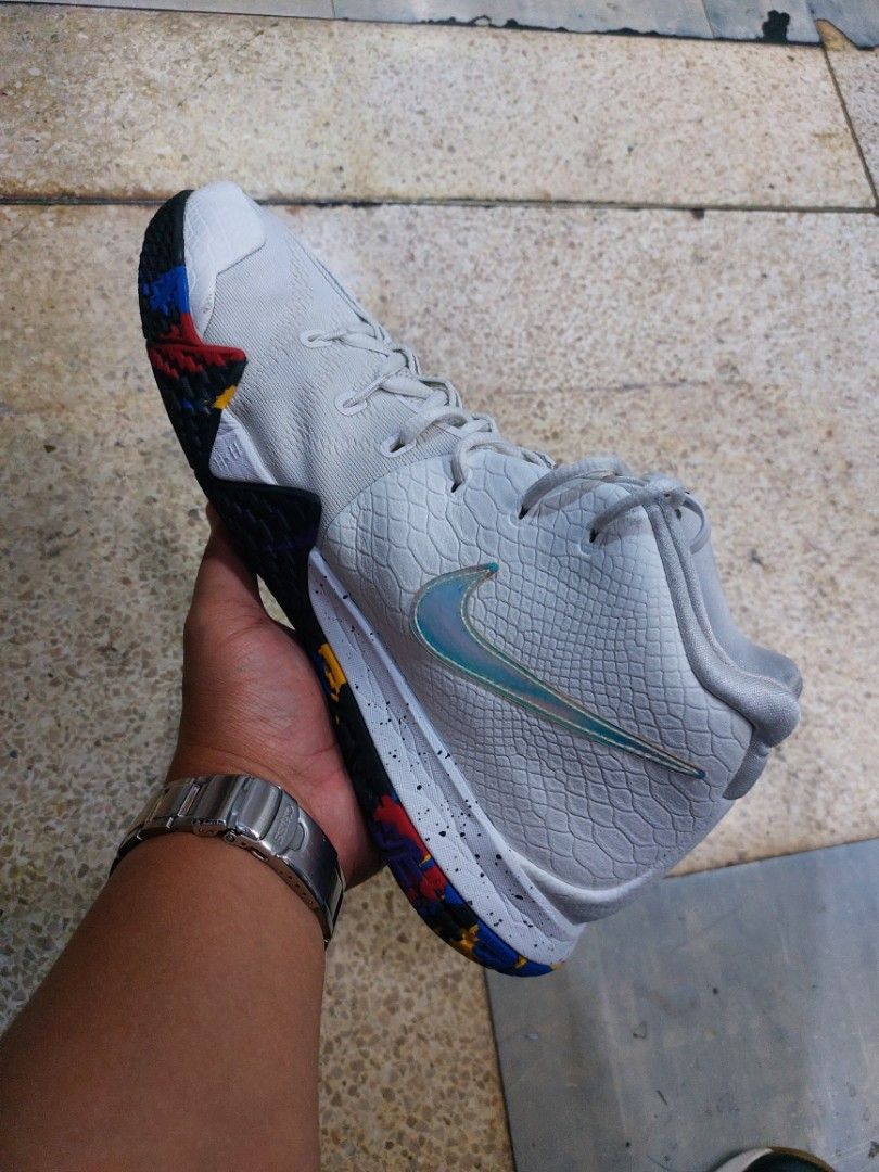 Kyrie 4 white multi clearance