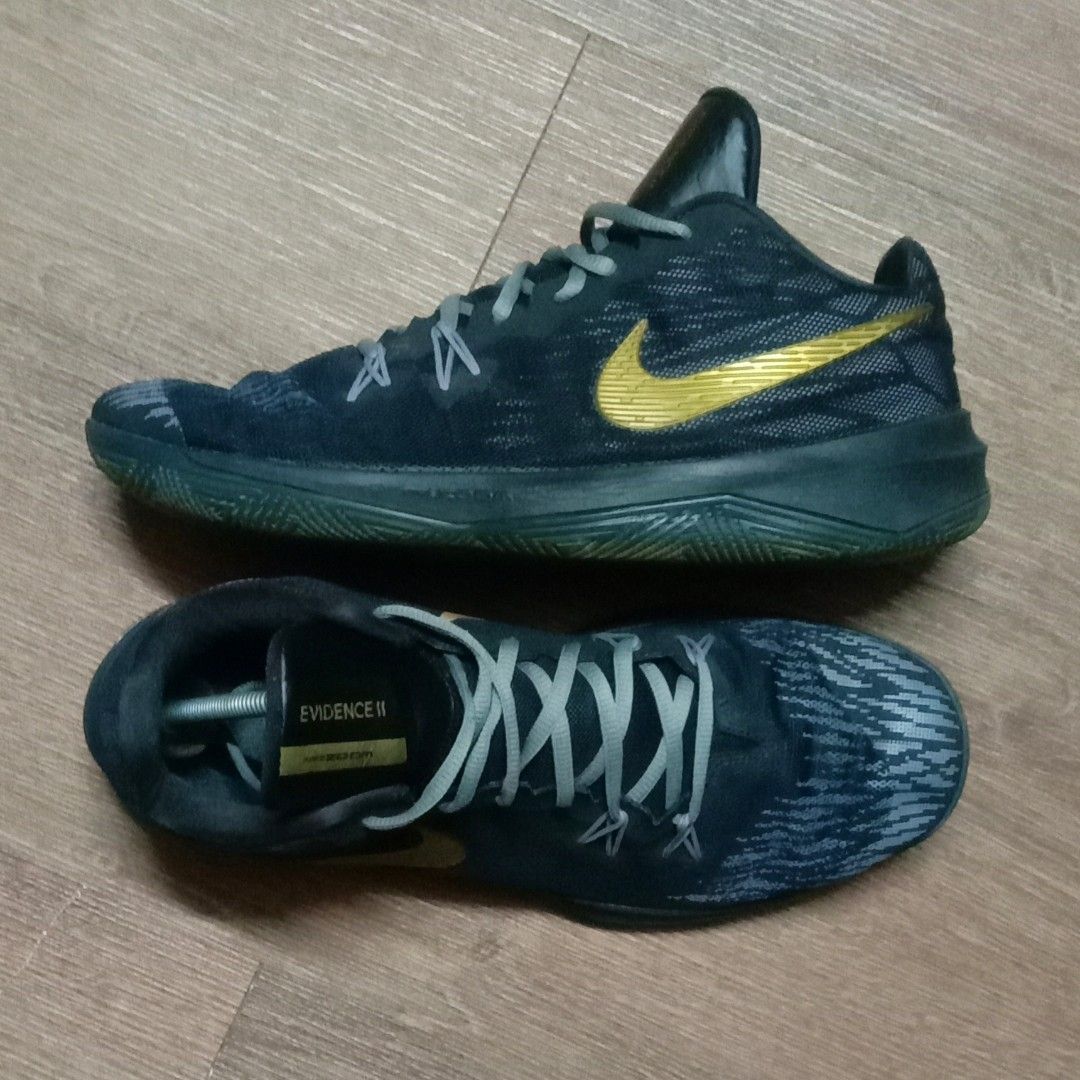 Nike zoom evidence sale 2 black gold