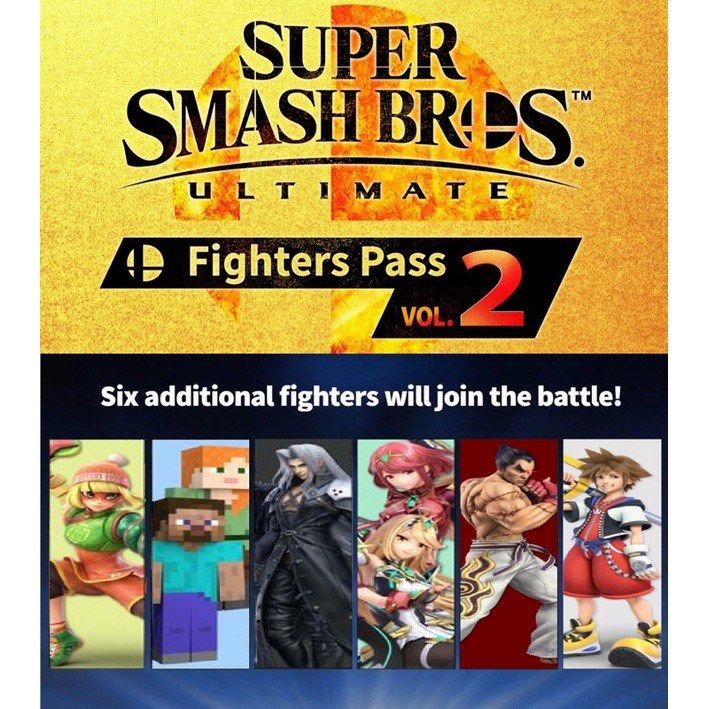 Nintendo Switch Super Smash Bros Ultimate Fighters Expansion Pass  DLC任天堂大乱斗扩展票, Video Gaming, Video Games, Nintendo on Carousell