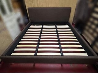 ❗️SALE❗️ NITORI Olympic Queen Size Upholstered Bed Frame