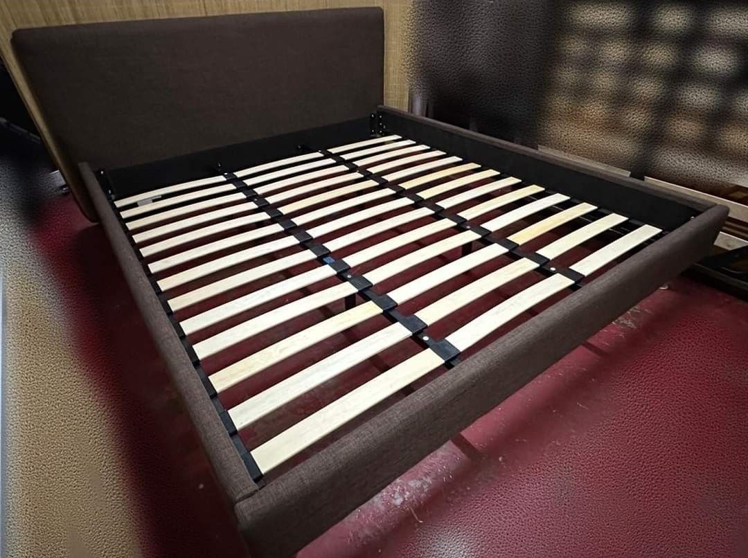 SALE NITORI Olympic Queen Size Upholstered Bed Frame