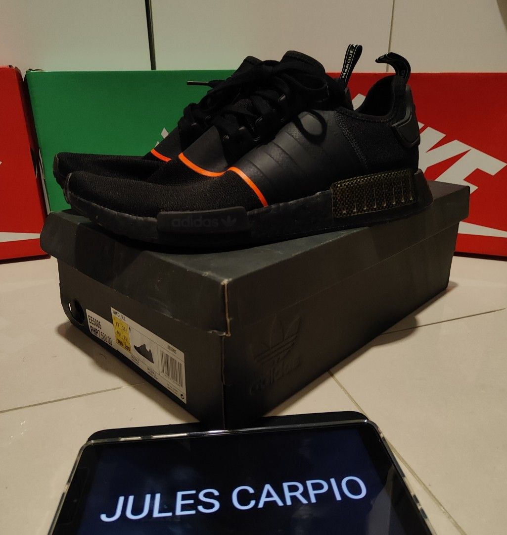 Nmd r1 shoes core black solar red shop