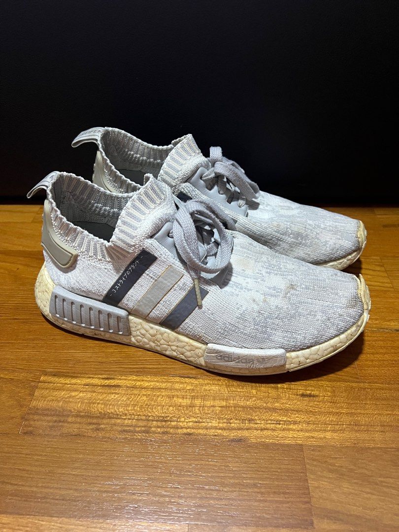 White and grey nmd r1 clearance