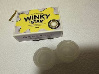 OLENS Winky Star Gray Contact Lens P-5.50