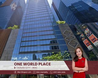 One World Place Office Space in BGC Taguig For Sale near Citi Plaza, Park Triangle, One Park Drive