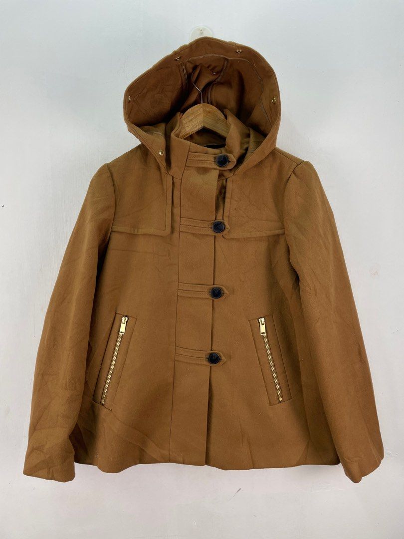 Zara duffle coat womens online