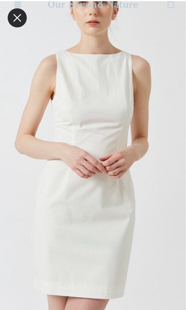 Boat neck short dress hot sale
