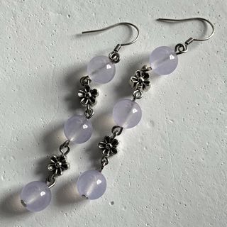 Purple earrings cheap hot sale