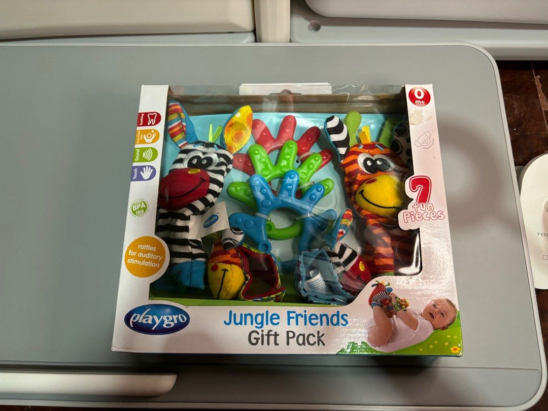 Playgro jungle wrist rattle and foot finder cheap