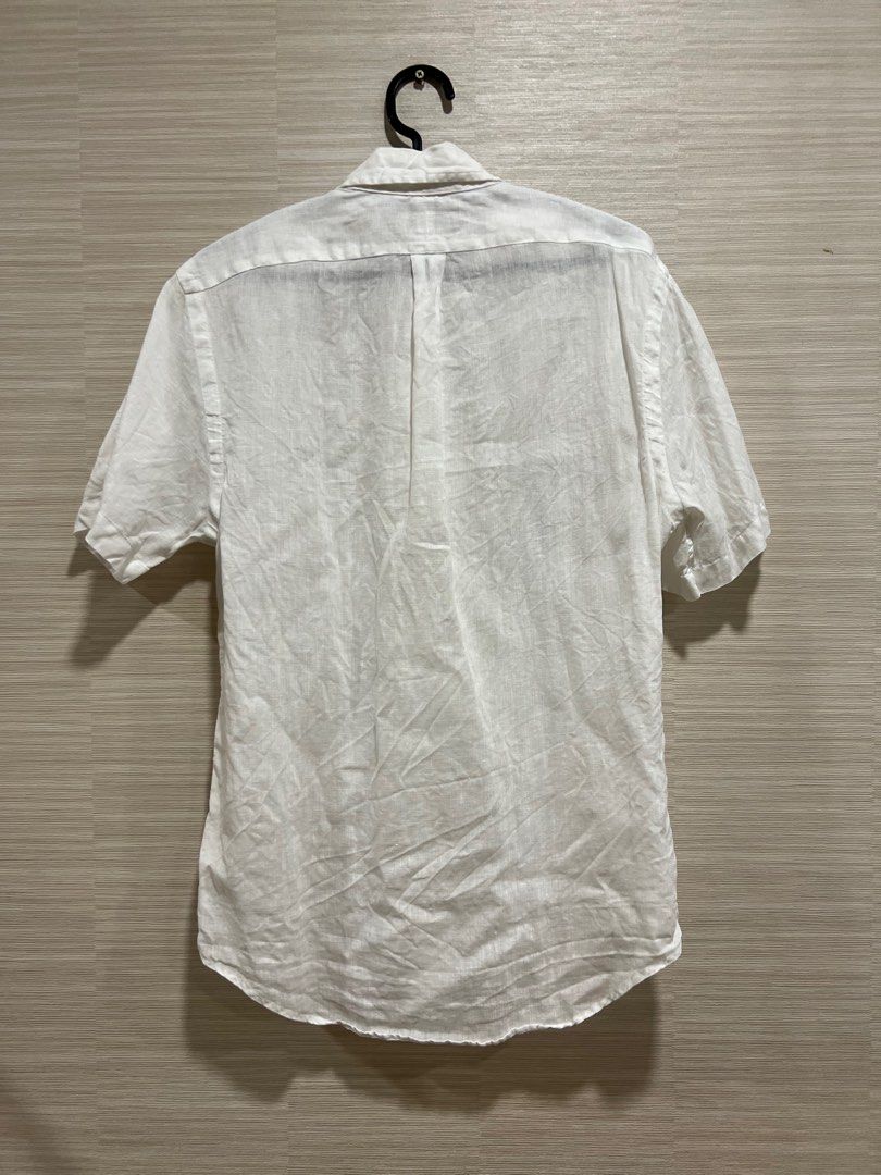 Ralph lauren linen short sleeve shirt hot sale