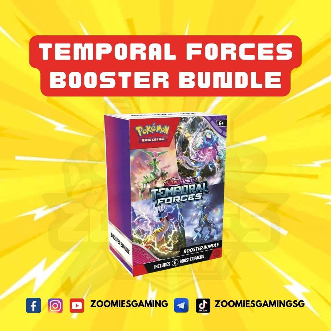 PO]Pokemon TCG SV05 Temporaal Forces Booster Bundle, Hobbies & Toys, Toys &  Games on Carousell