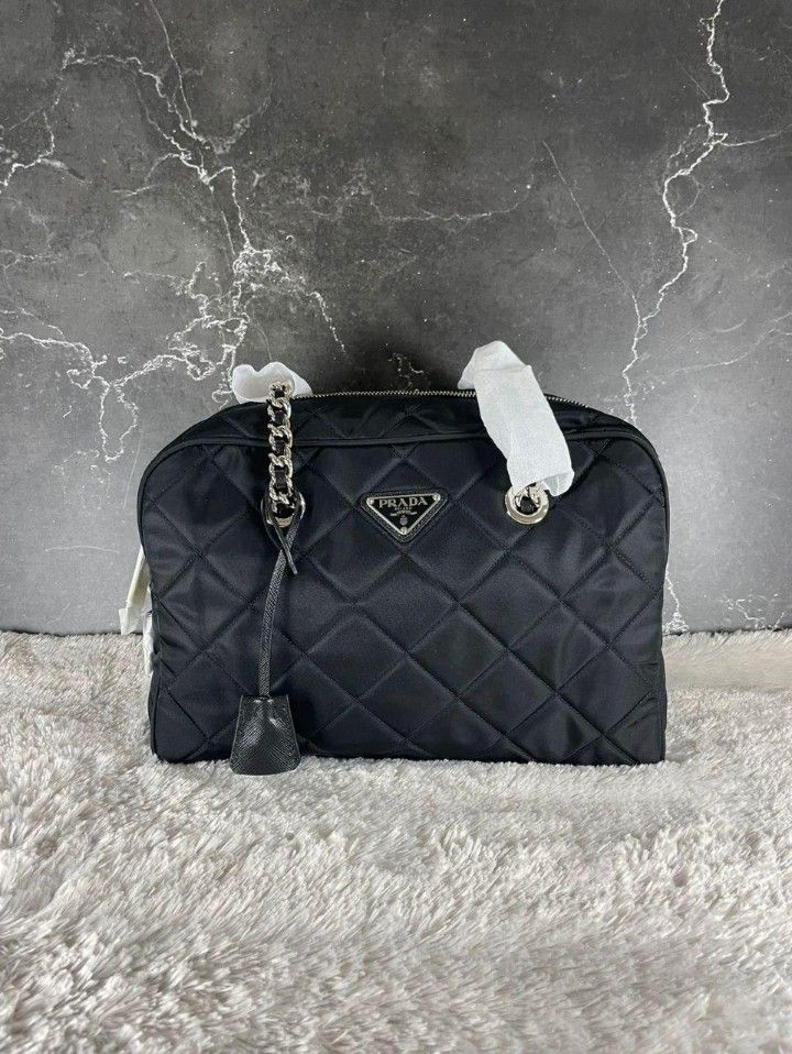 Prada Tessuto imputu Complete outlet, Barang Mewah, Tas Dompet