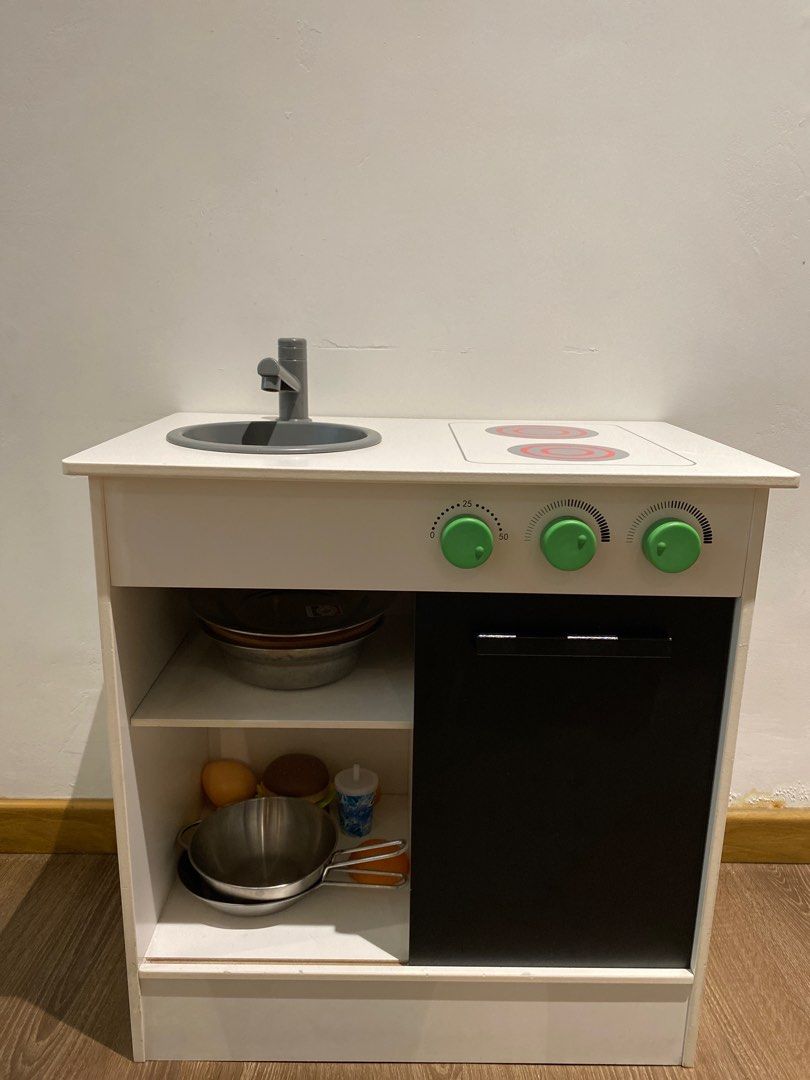 Preloved ikea play kitchen cheap