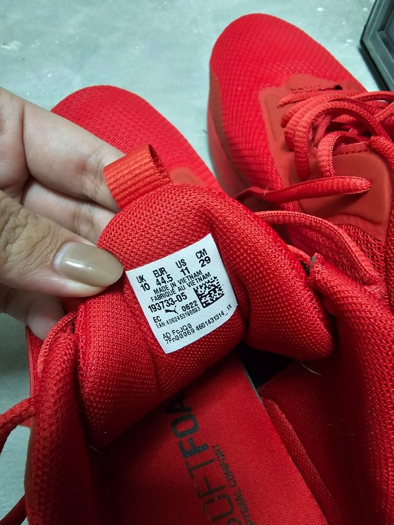 Puma red october top