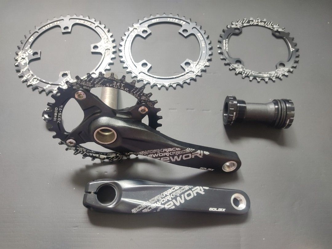 Hollowtech crank single speed outlet