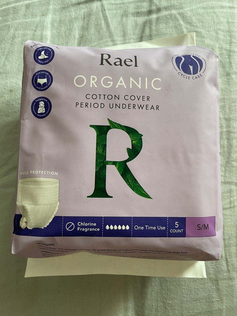 Rael organic period underwear, Beauty & Personal Care, Sanitary