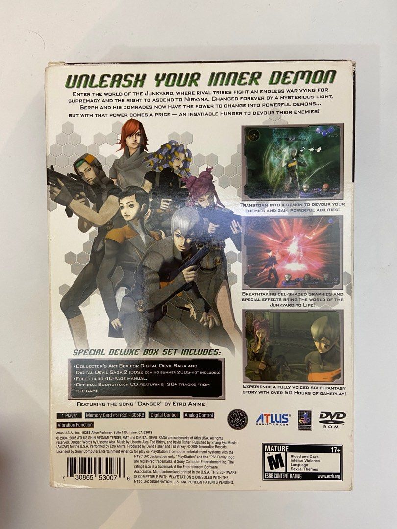 Shin megami tensei digital devil saga on sale ps4