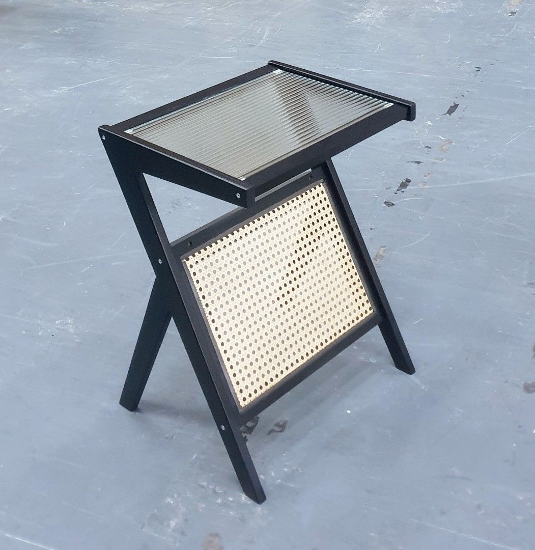READY STOCK WAREHOUSE CLEARANCE SALES Vintage Rattan Reel Glass