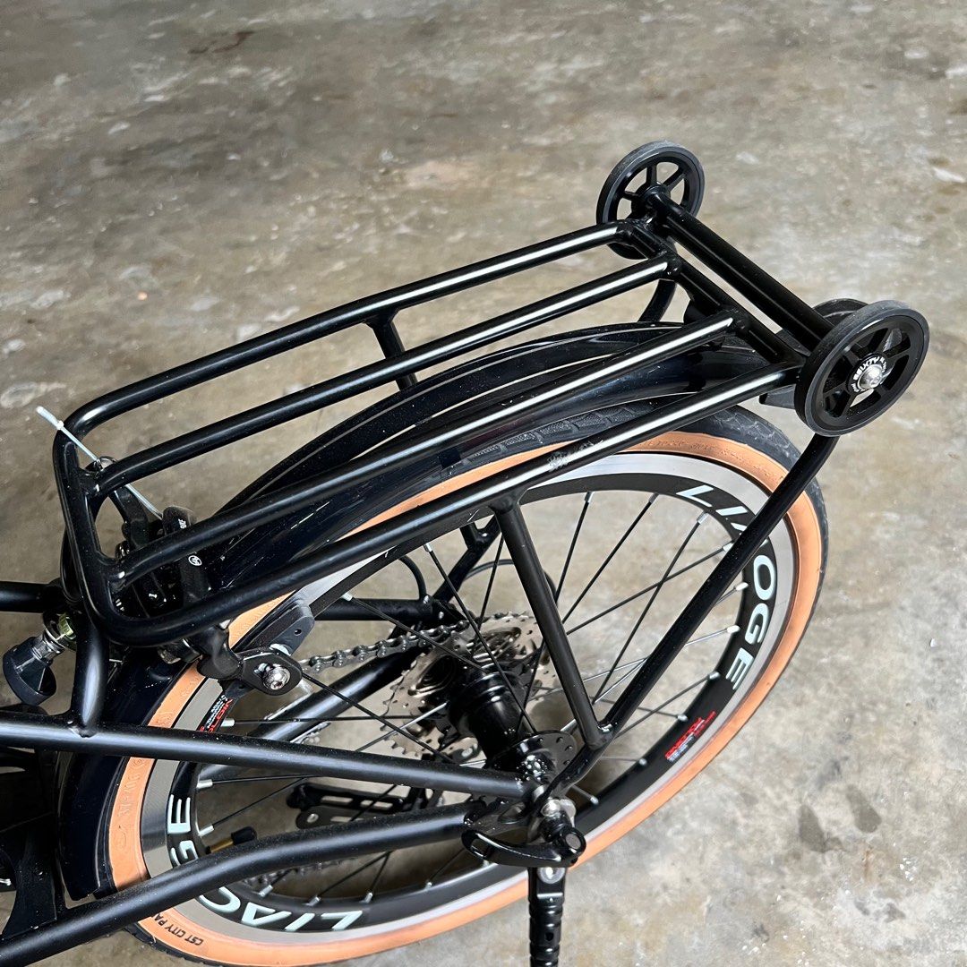 Rear rack for 20 inch trifold bike extra strong built light weight Sports Equipment Bicycles Parts Parts Accessories on Carousell