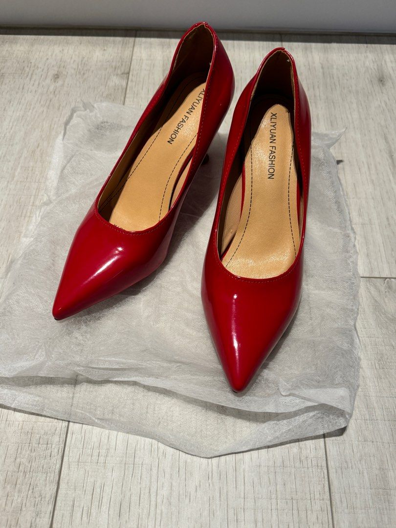 Red shop hill shoes