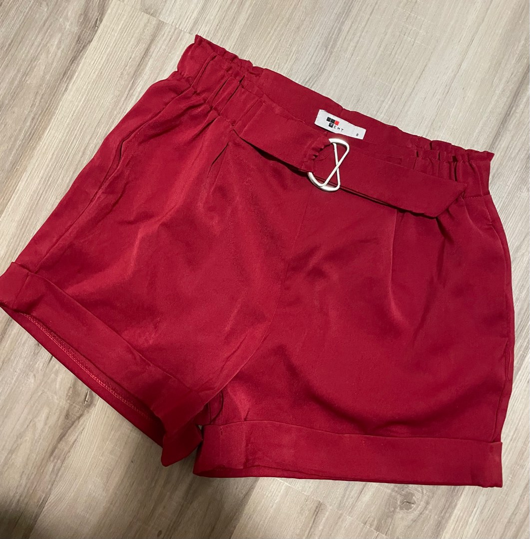 Red Shorts Cotton