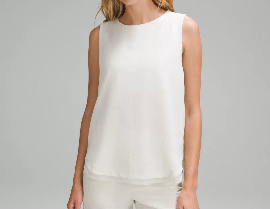 Reversible Relaxed Fit Tank Top Women s Fashion Activewear on