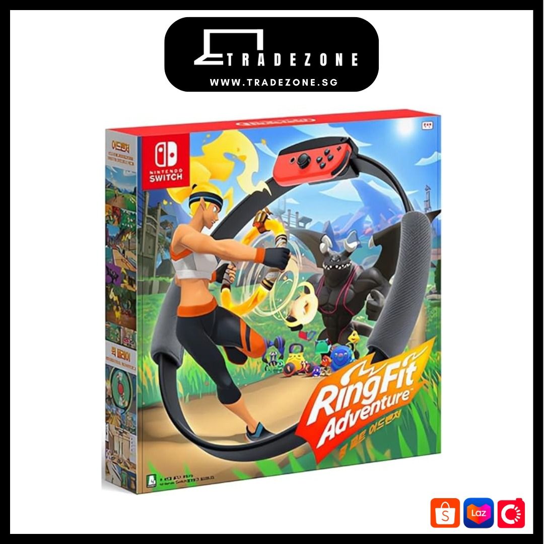 Ring Fit Adventure Nintendo Switch Game Video Gaming Video Games