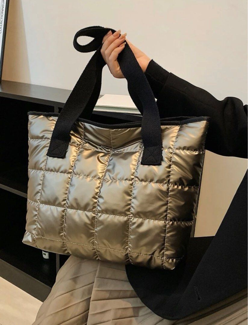 SALE Large Capacity Soft Quilted Tote Bag Women s Fashion