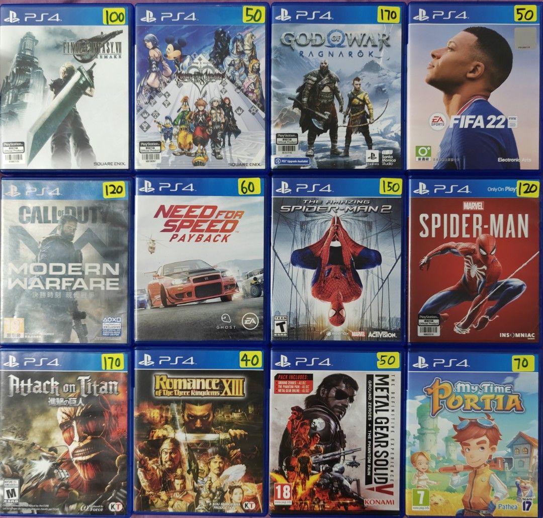 Second hand ps4 ps5 games