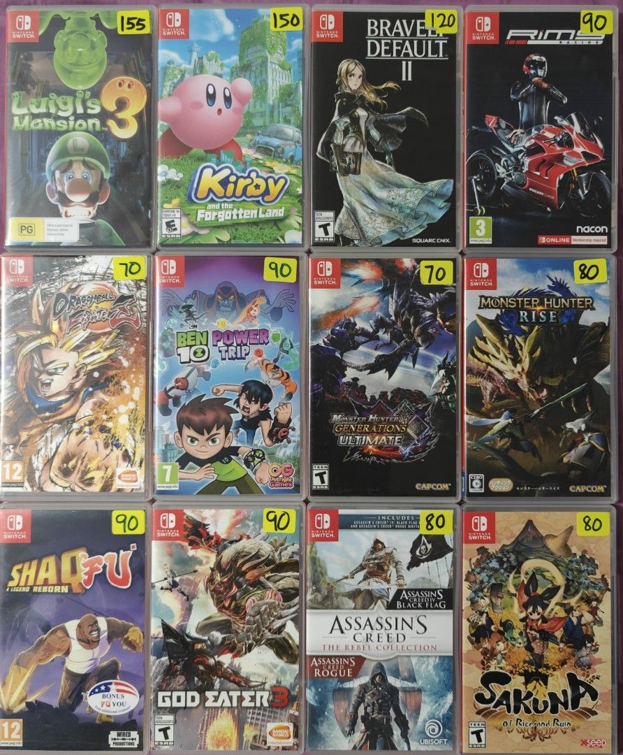 Second hand switch games Video Gaming Video Games Nintendo on
