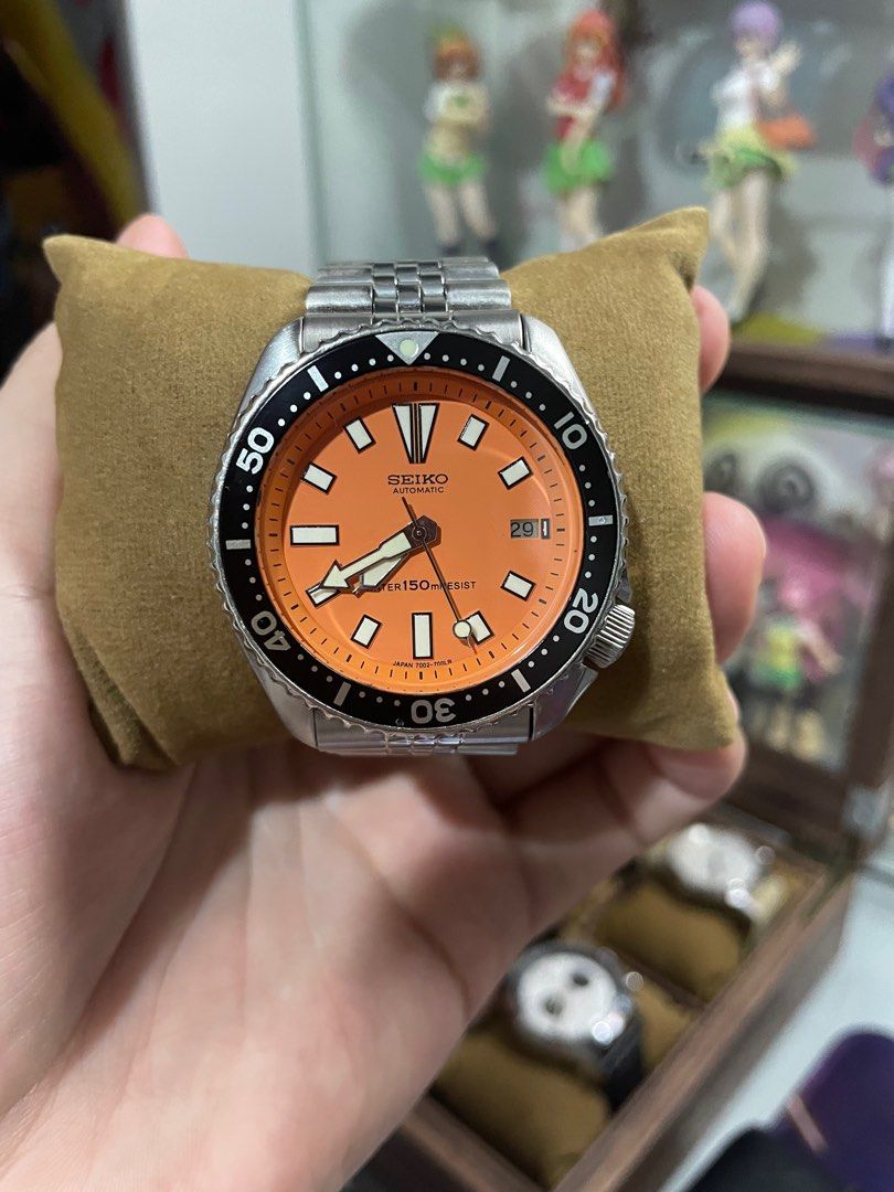 Seiko 7002 hotsell orange dial