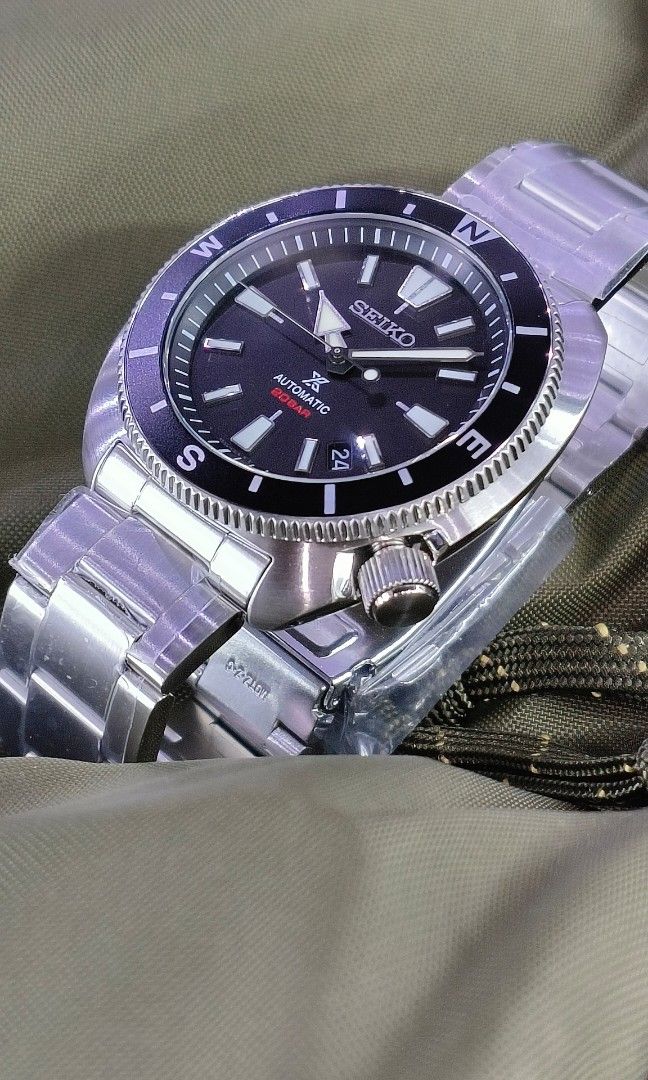 seiko land tortoise black