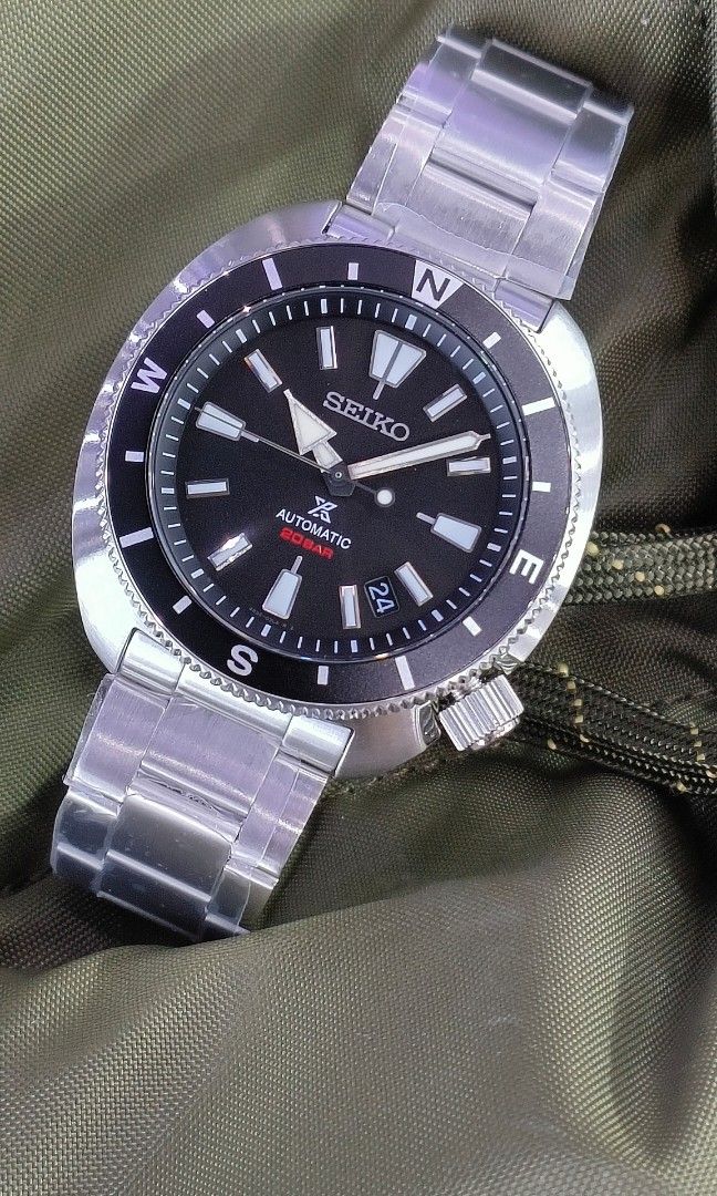 seiko land tortoise black