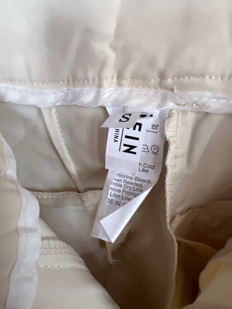 Shein Trouser (Category: Other Bottoms) located in Cavite. Submitted by shopcjs (Listing ID 1282677239, Image 3). Description: RFS too big Newly bought Small on tag Waist 26 inches Length 39 inches Back pocket not working.