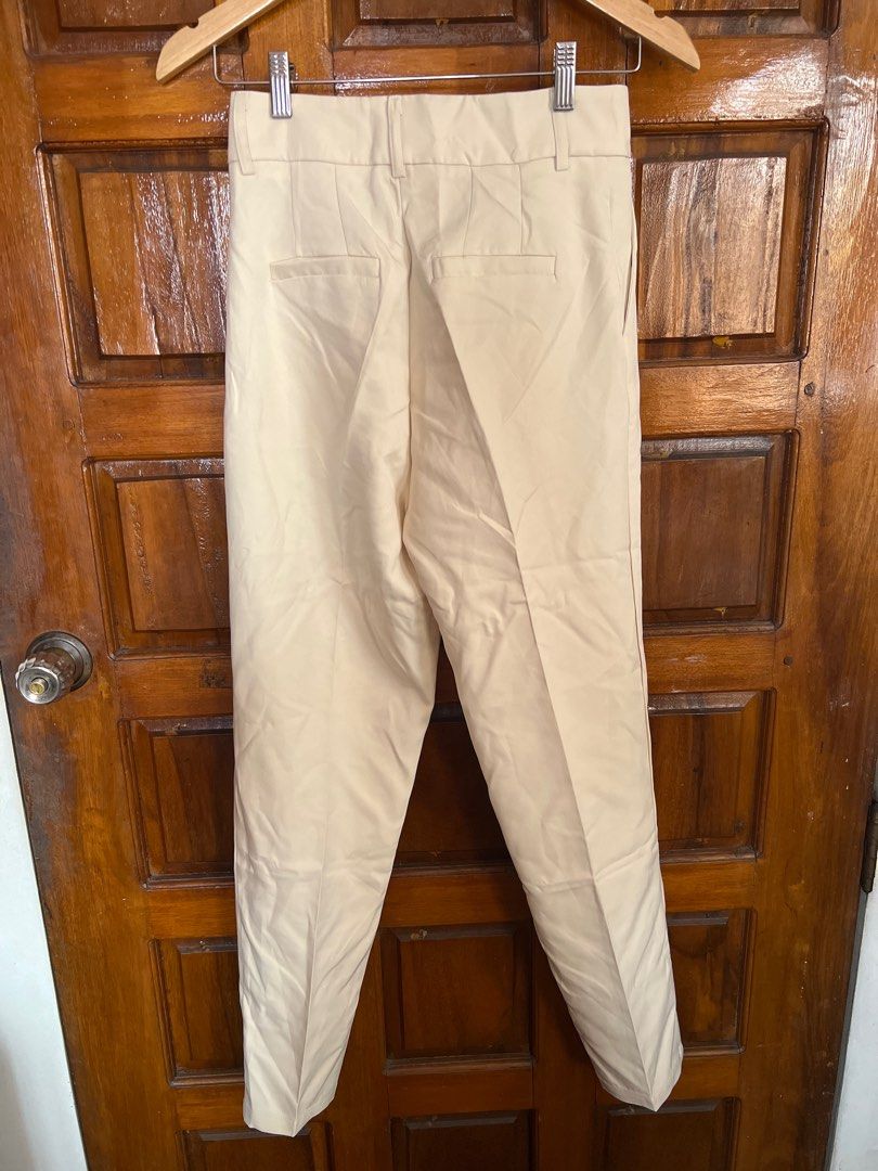 Shein Trouser (Category: Other Bottoms) located in Cavite. Submitted by shopcjs (Listing ID 1282677239, Image 2). Description: RFS too big Newly bought Small on tag Waist 26 inches Length 39 inches Back pocket not working.