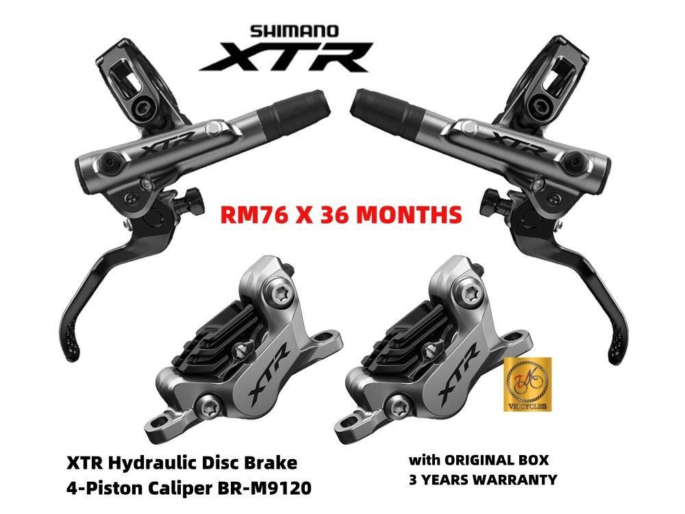 SHIP From Malaysia SHIMANO XTR M9120 BR M9120 Hydraulic Disc