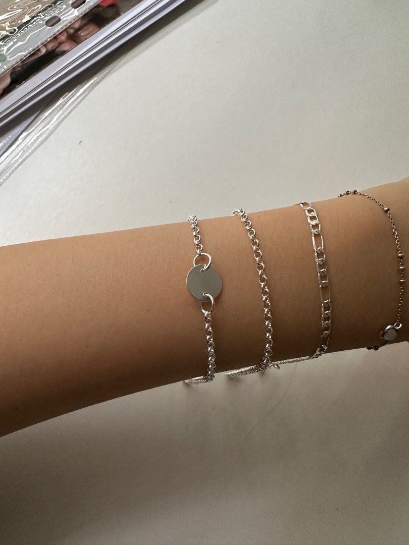 Dainty cheap bracelet silver
