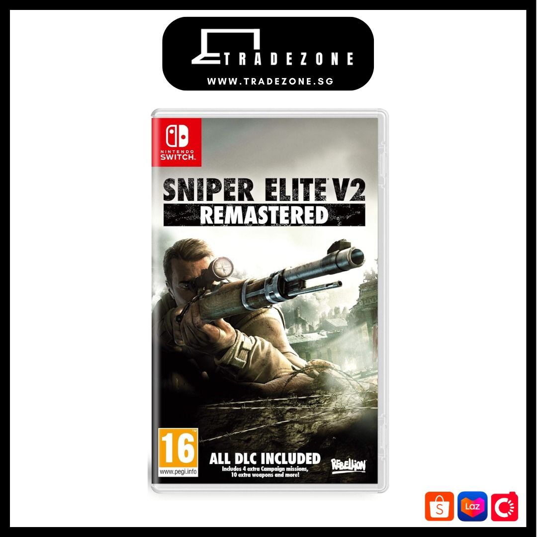 Sniper Elite V2: Remastered Nintendo Switch Game, Video Gaming, Video  Games, Nintendo on Carousell