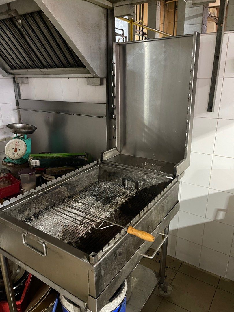 Stainless Steel Commercial Charcoal BBQ Grill