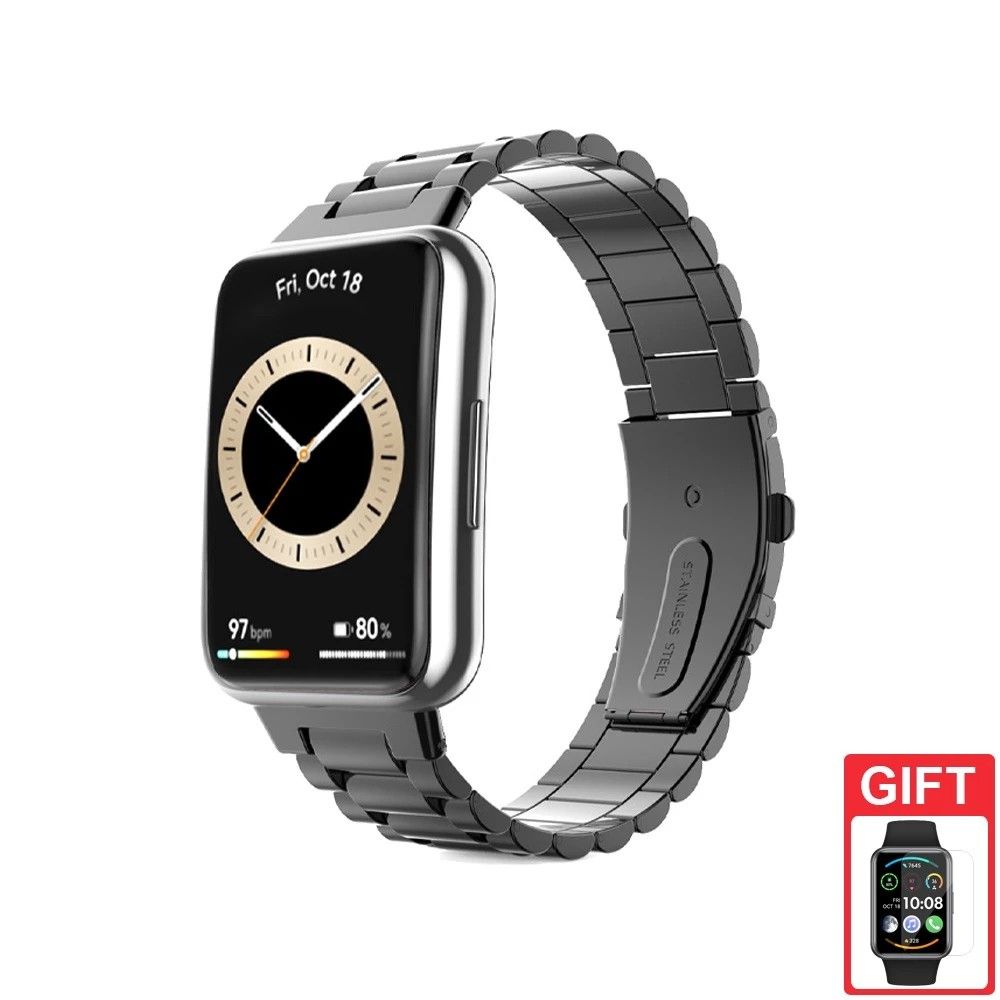 Stainless Steel Strap Band Bracelet for Huawei Watch Fit 2 Mobile