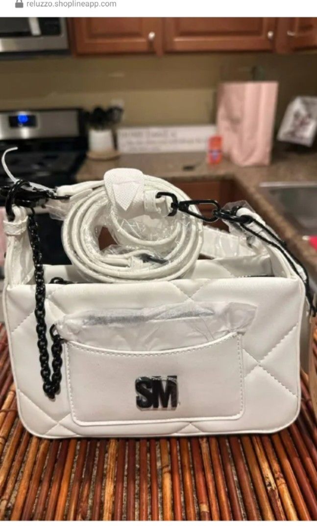 White steve madden bag hot sale