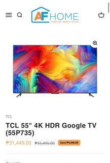 TCL 55P735 55″ 4K HDR TV