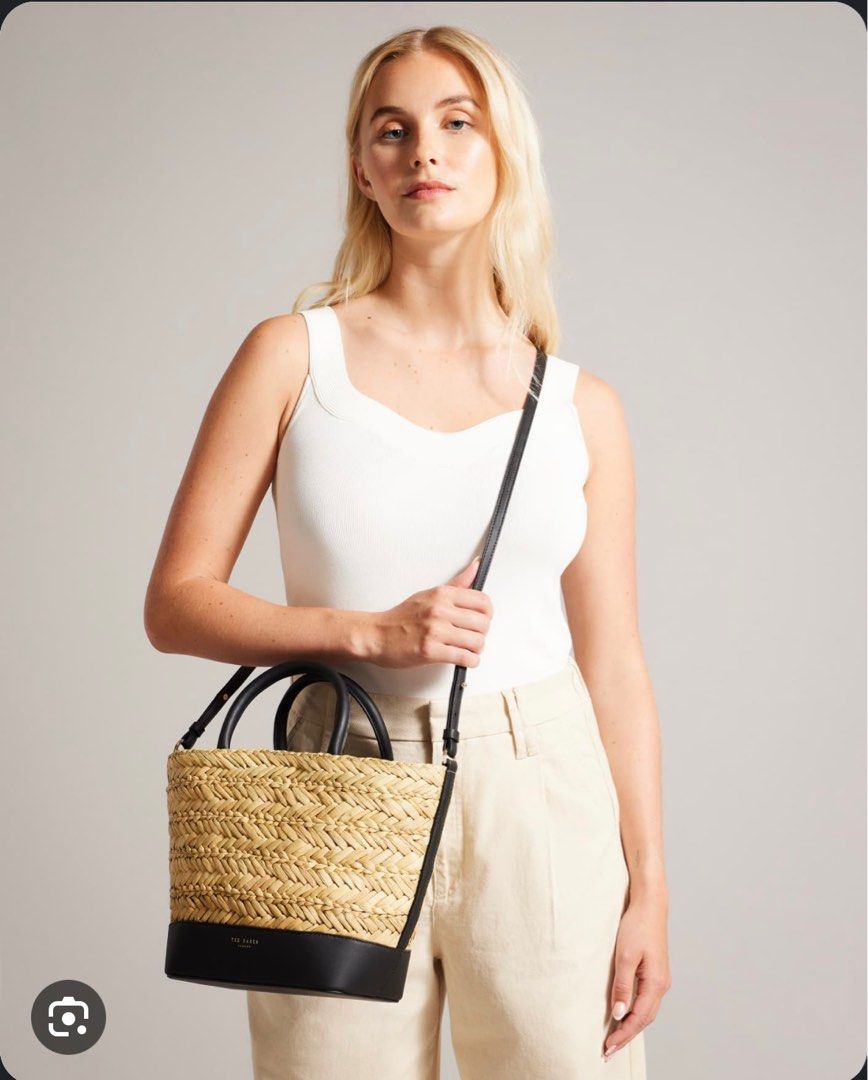 Ted baker discount straw bag