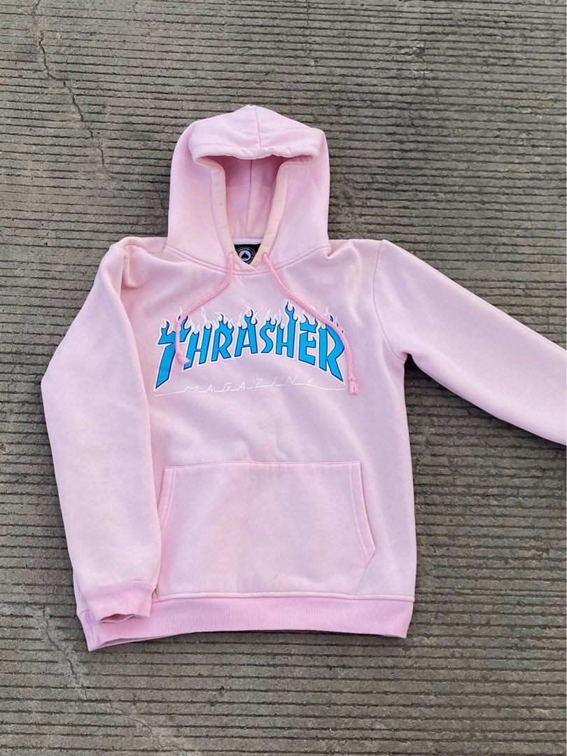 Thrasher magazine discount pink hoodie